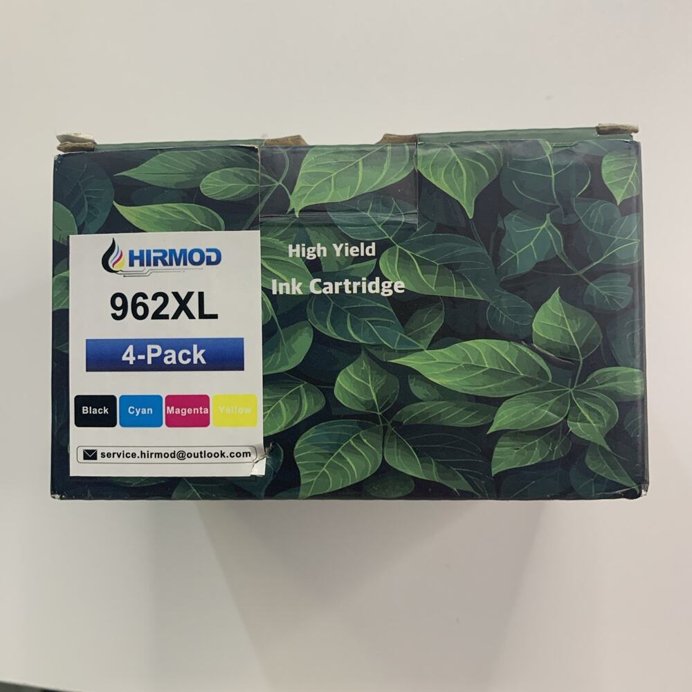962XL Printer Ink 4-Pack Black/Multi-Color